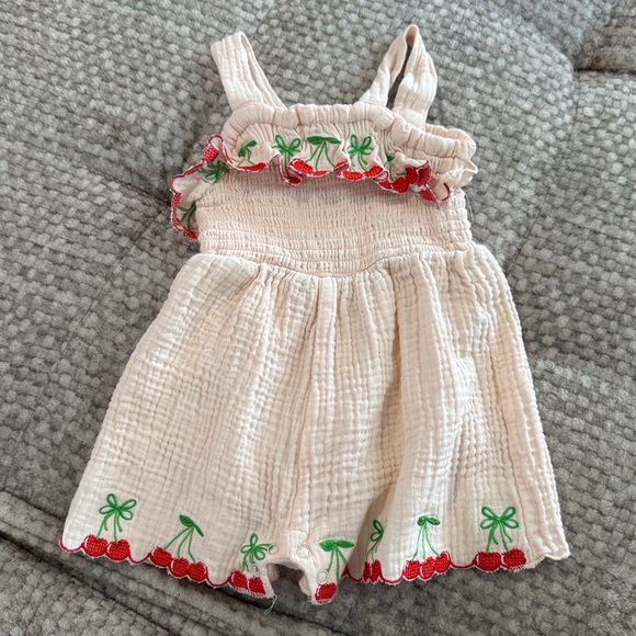 Rare Editions Pink Textured Baby Outfit - Picture 1 of 2